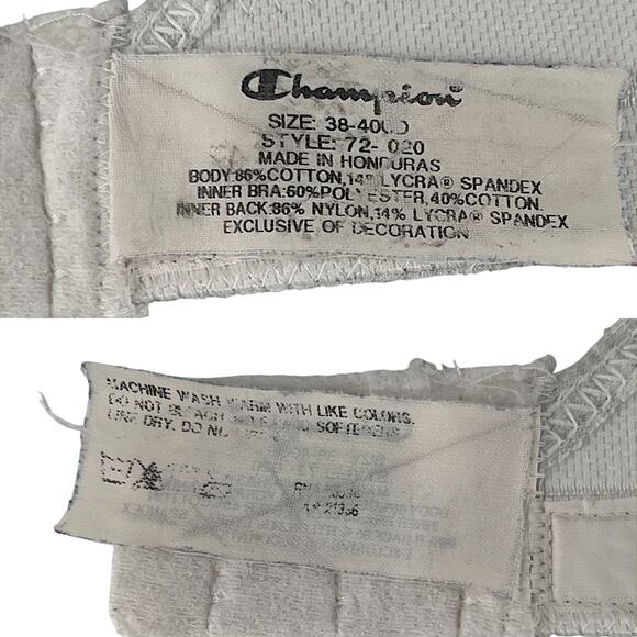 Champion Wire Free Sports Bra 38-40 Cup Size Unknown - Picture 12 of 15